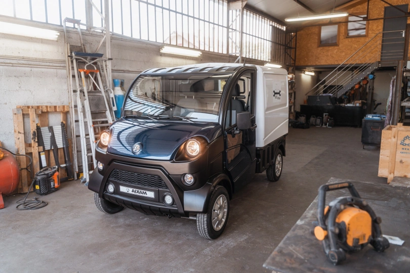 Ohne B Führerschein AIXAM-Fahrzeug D-Truck D-truck fourgon 4.jpg